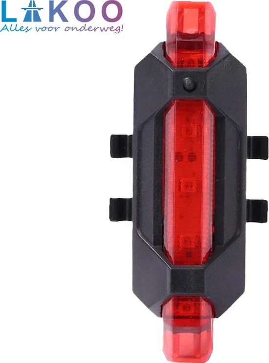 LAKOO-fietsverlichting-Fietsverlichting Set - Oplaadbare USB Led Fietslamp - Voor En Achter - Waterdicht - 4 Lichtstanden - Zwart-Fietslampjes 2 LAKOO-fietsverlichting-Fietsverlichting Set - Oplaadbare USB Led Fietslamp - Voor En Achter - Waterdicht - 4 Lichtstanden - Zwart-Fietslampjes - Afbeelding 2
