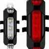 Heppie Travel Fietsverlichting Set 1x Wit + 1x Rood - Fiets Knipperlicht - Extra Veiligheid - LED - USB Oplaadbaar - Waterbestendig - Achterlicht Fiets - Voorlicht Fiets - 4 Verschillende Standen - Duurzaam
