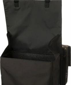 Fastrider Nara Dubbele Fietstas Trend - Zwart - 33L - Waterafstotend - Makkelijke Montage - Ruime Inhoud - Reflecterende Zijkanten -Bobike SHOP 550x766 1