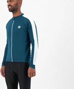 Rogelli Explore Wielershirt - Lange Mouwen - Blauw/Wit - Maat L -Bobike SHOP 550x770 5
