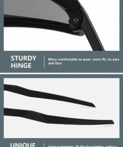 Garpex? Garpex Fietsbril - Sportbril - Polaroid Zonnebril - Zonnebril - Racefiets - Mountainbike - Motor - Zwart Frame Groene Lens -Bobike SHOP 550x777 1