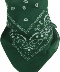 Heble? *** Boerenzakdoek Donker Groen - Classic Zakdoek Bandana Donker Groen - Sport&Spel - Van Heble ***