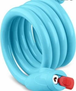 VINZ Musala Spiraal Kabelslot / Fietsslot Voor Kinderfiets 15mm Blauw - 150cm -Bobike SHOP 550x807