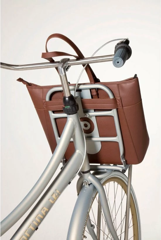 Cortina Milan Handbag PU-leather Enkele Fietstas - 23 Liter - Zwart 9 Cortina Milan Handbag PU-leather Enkele Fietstas - 23 Liter - Zwart - Afbeelding 9