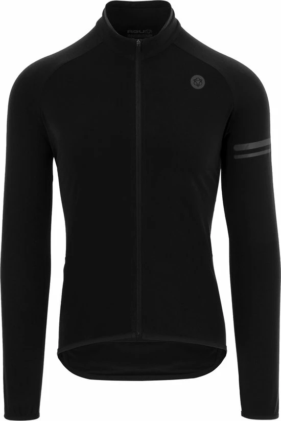 AGU Thermo Fietsshirt Lange Mouwen Essential Heren - Zwart - M 1 AGU Thermo Fietsshirt Lange Mouwen Essential Heren - Zwart - M