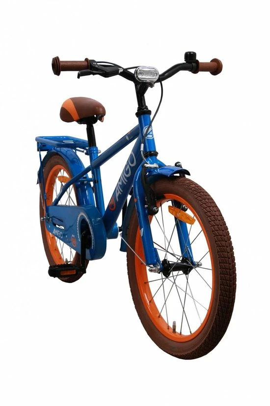 Amigo Sports Jongensfiets - Kinderfiets 18 Inch - Blauw 3 Amigo Sports Jongensfiets - Kinderfiets 18 Inch - Blauw - Afbeelding 3