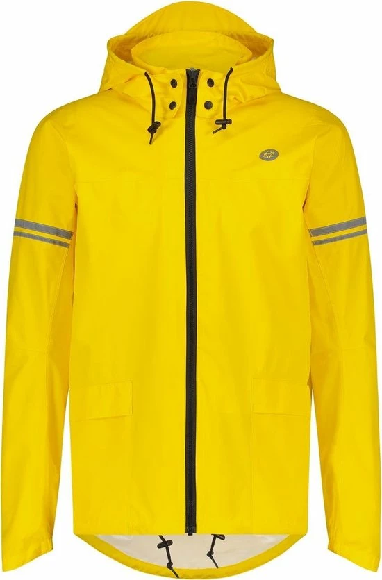 AGU Original Regenpak Essential - Geel/Zwart - S - Dames & Heren - Waterdicht & Ademend 3 AGU Original Regenpak Essential - Geel/Zwart - S - Dames & Heren - Waterdicht & Ademend - Afbeelding 3